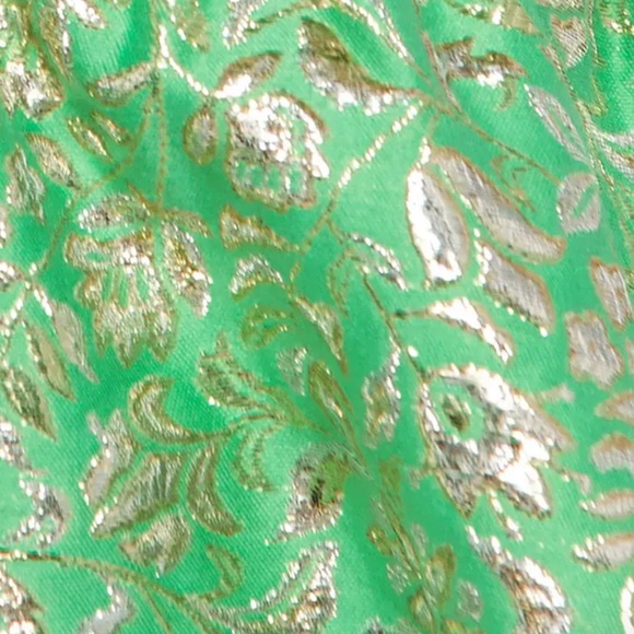 Alice + Olivia Melvina Bow Front Jacquard Dress - Picture 8 of 8